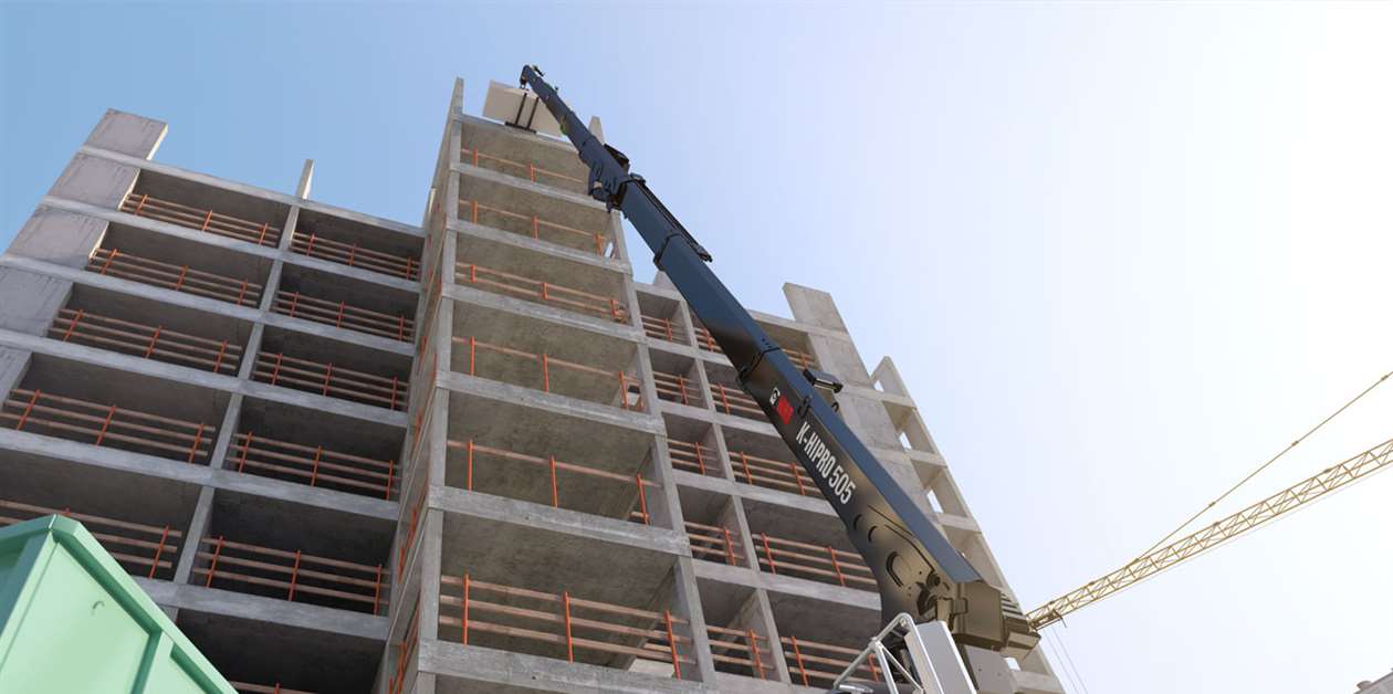 New Hiab drywall crane KHL Group