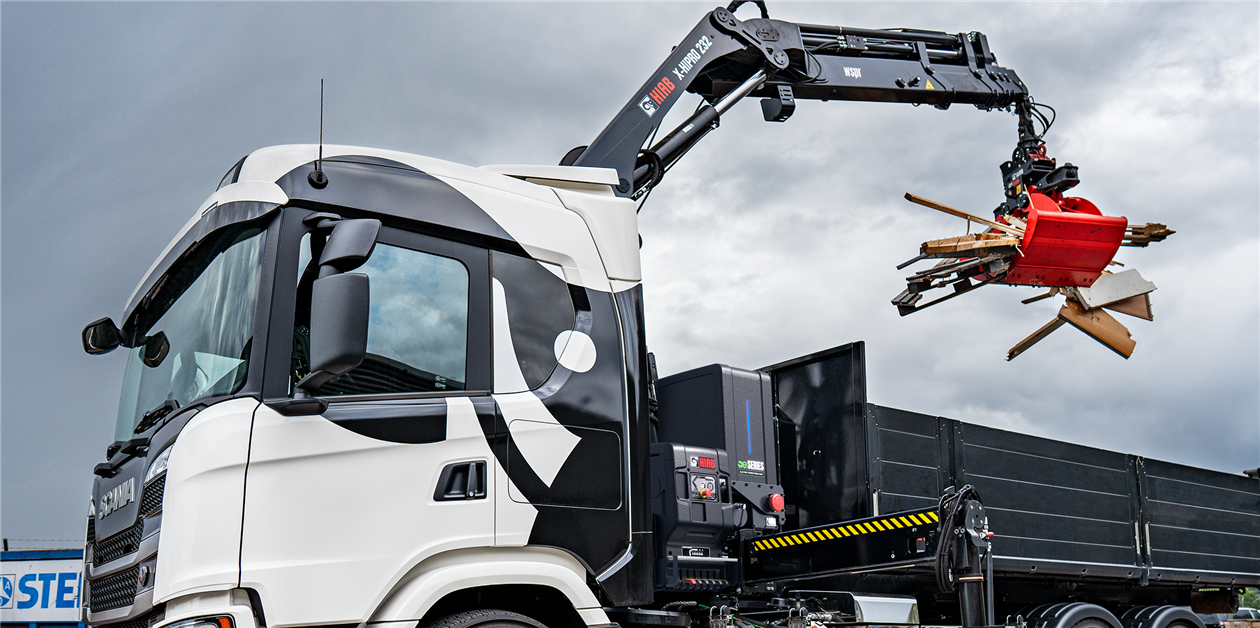 More new Hiab cranes with electric power option - KHL Group