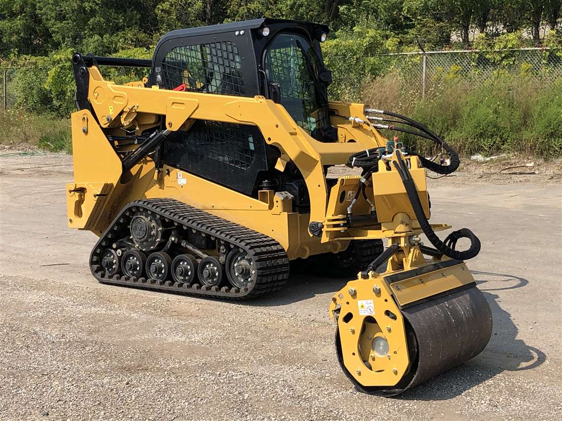 Road Widener Offset Vibratory Roller