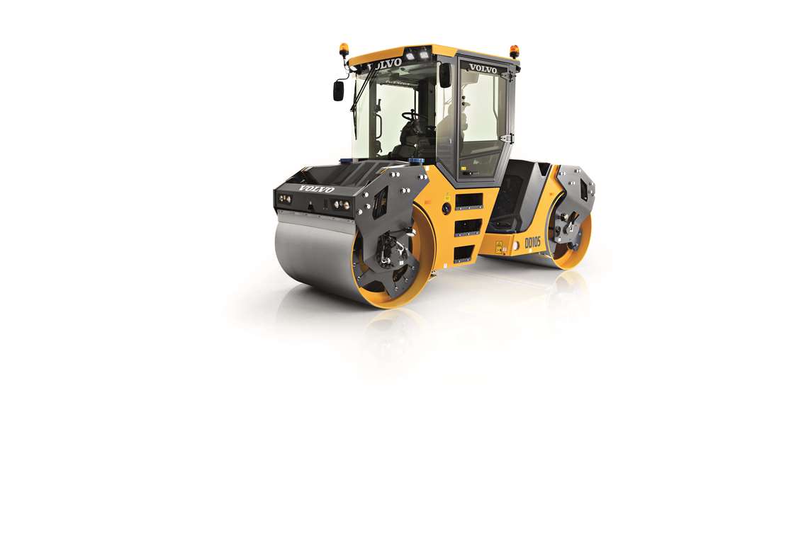 Volvo CE's DD105 asphalt compactor