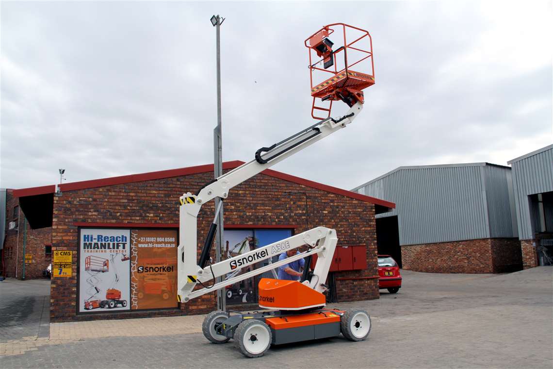 A Snorkel A38E at Hi-Reach in South Africa