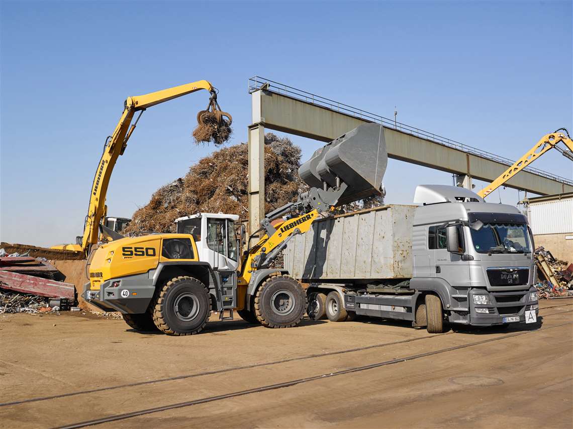 Liebherr I550 xpower wheeled loader