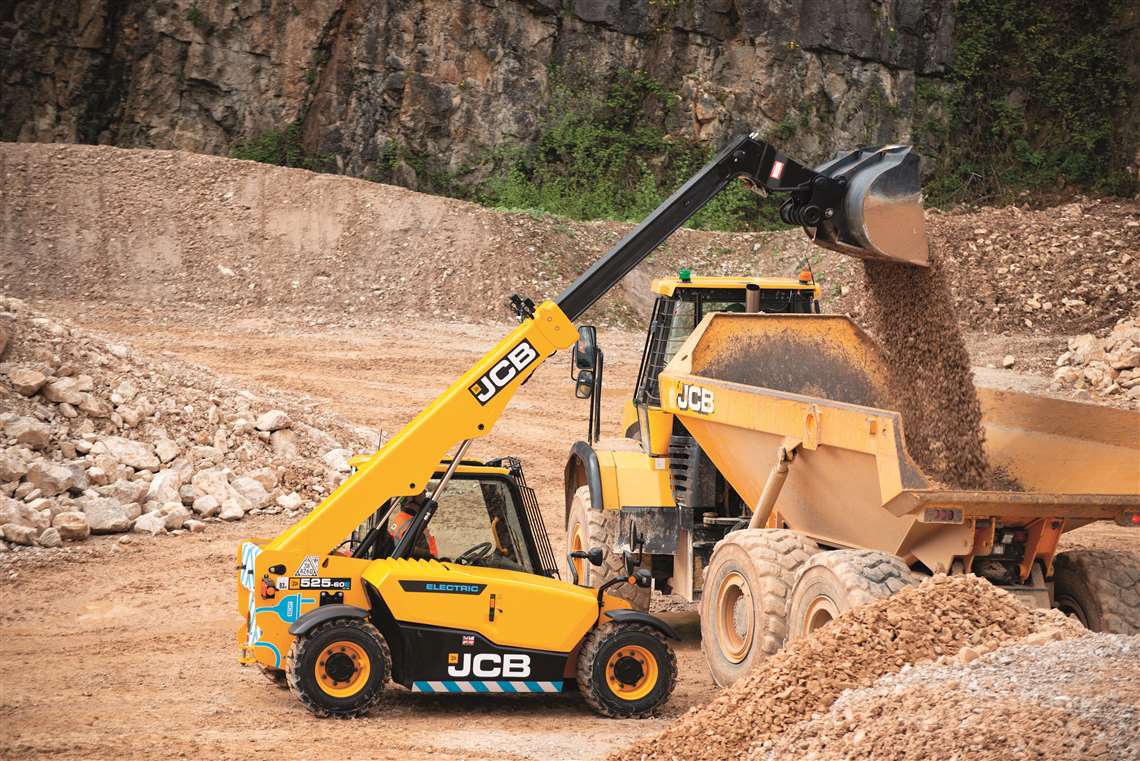 JCB 525-60E Loadall electric telehandler