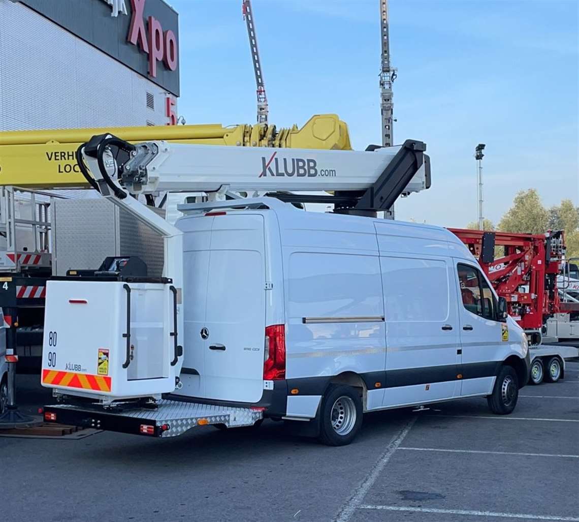 Klubb's new KT18PZ van mount 