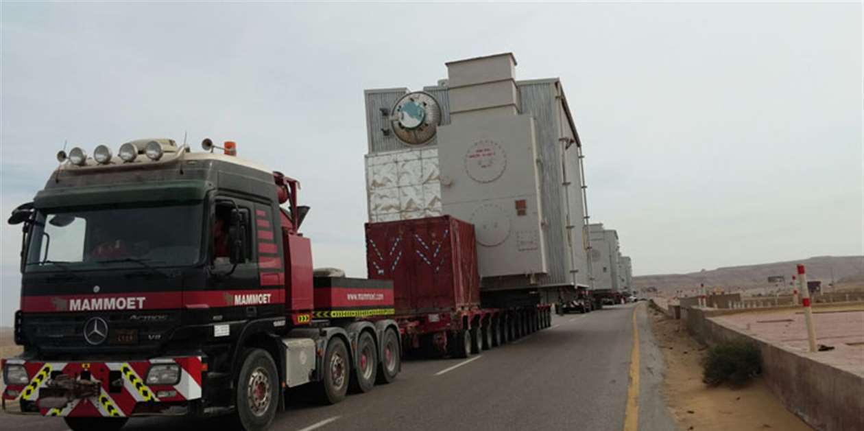 Longest SPMT route in Mammoet’s history - KHL Group