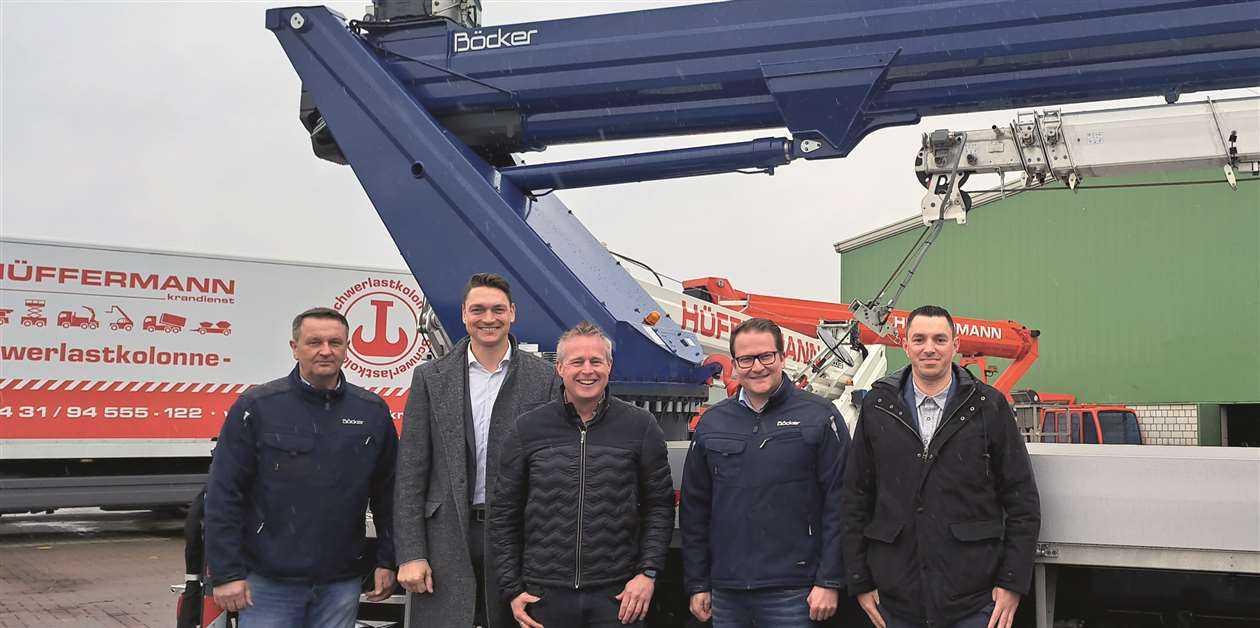 30 trailer cranes for Hüffermann - KHL Group