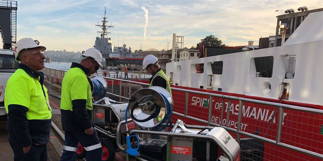 Coates orders pressure cleaners for dock KHL Group