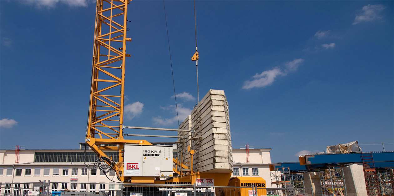 Tower Cranes Moving Along Khl Group