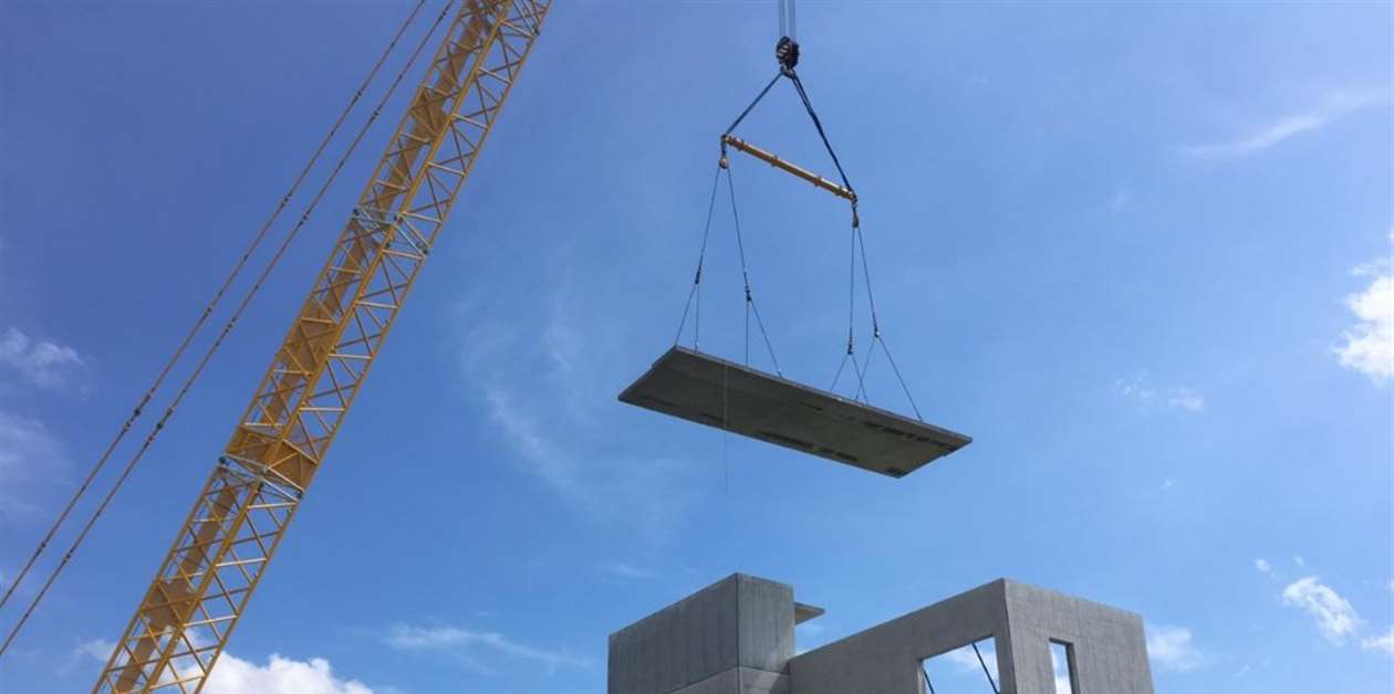 Apartment built using tiltup technique KHL Group