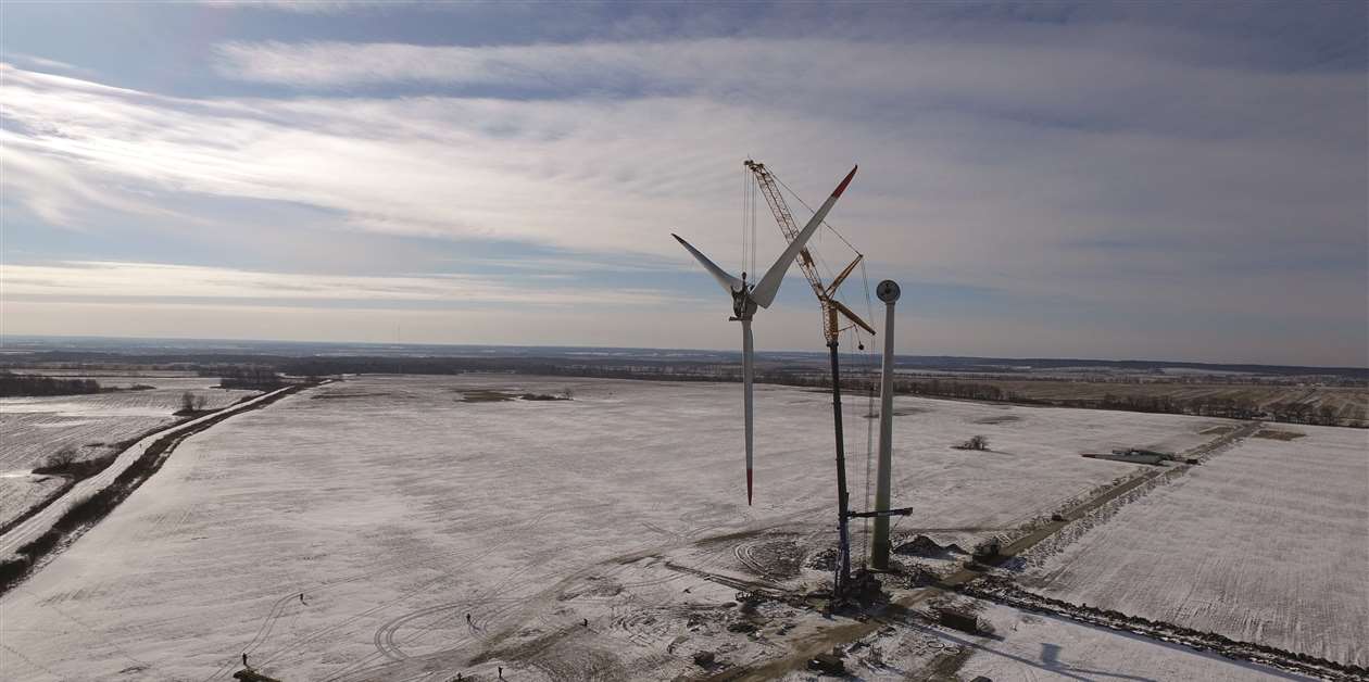 Wind turbine erection Generating interest KHL Group