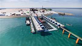 A digital render of how the Darwin Shiplift Facility will look
