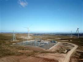 An energy transmission installation in Australia - image supplied by Hochtief