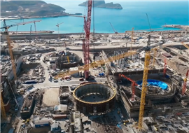 Construction work at Turkey's Akkuyu nuclear power plant