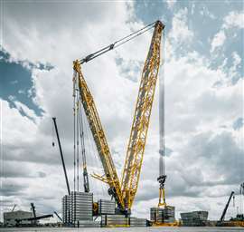 Liebherr LR 12500-1.0 lattice boom crawler crane