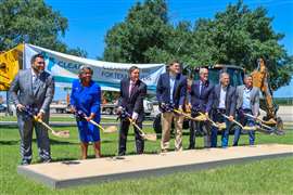 Groundbreaking for the I-35 NEX South project in Texas, US (Image: Fluor)
