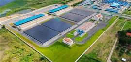 Render of a water treatment build in Cambodia (Image: Vinci)