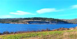 The former Gouvaes Quarry site is now a lake and greenlands