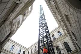 Raimondi T187 flat top tower crane