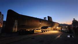This 650 tonne submarine relocation project put Vanguard in the spotlight
