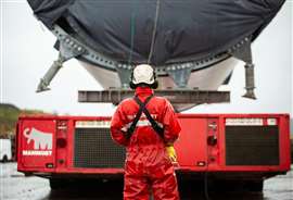 Mammoet will transport 116 monopile foundations for the Nordseecluster A and Thor offshore wind farms