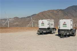 Hybrid Power in Action: Hybrid generators provide temporary control power for wind turbines, ensuring seamless operation until a utility connection is established.