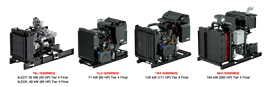 Isuzu Motors America's range of genset-ready power units