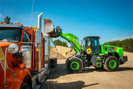 LiuGong's 856HE battery-electric wheel loader 