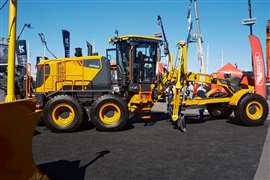 LiuGong displayed its latest 4215D motor grader at the recent ConExpo exhibition in Las Vegas, US