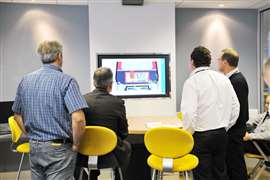 Perkins engineers gather to share information at a technical workshop 