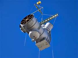 The lift of a huge steam duct