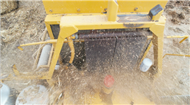 Dust being ejected from a radiator