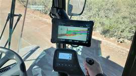 A real-time view of compaction progress with Caterpillar's mapping technology