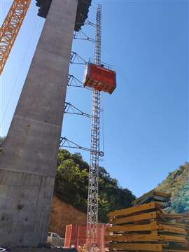 Alimak Levato 650 - Longchuan River Bridge