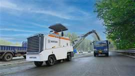 The one-metre-class W 100 HR cold milling machine is designed for cost-efficient milling operations