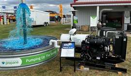 A Reliable Horsepower PM03 engine package in a running display at a recent tradeshow