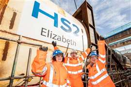 Balfour Beatty Vinci JV tunnel boring machine starts last HS2 dig