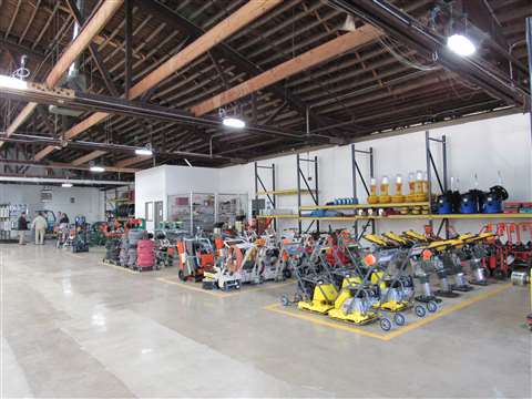 Herc Rentals' new showroom in Chicago for its ProContractor line.