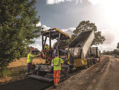 Volvo-powered P2820D ABG paver