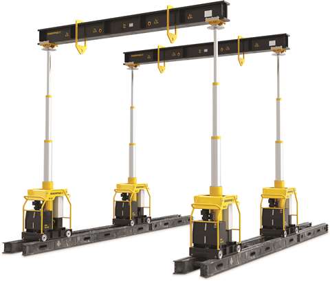 Enerpac’s ML40 Mini Lift hydraulic telescopic lifting gantry new in July 2021