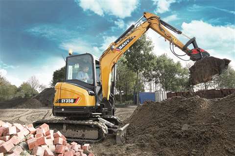 SANY mini excavator