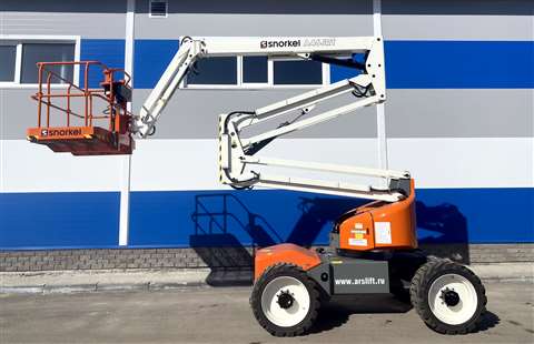 A Snorkel A46JRT boom lift in the Arslift rental fleet