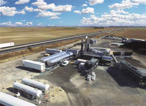 Marini-Ermont RF400 Highway hypermobile asphalt plant