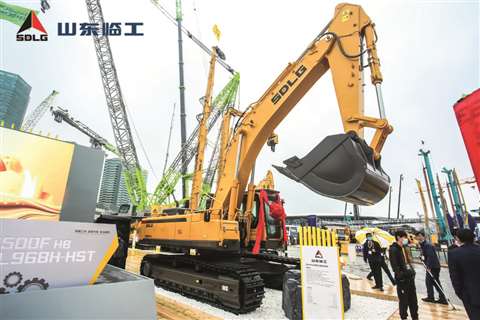 SDLG electric excavator