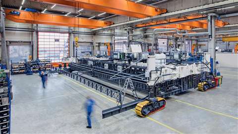 WIRTGEN SP 1600 paver in the factory