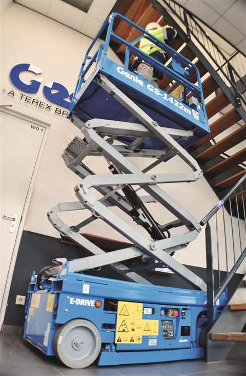 The Genie GS-1432m scissorlift