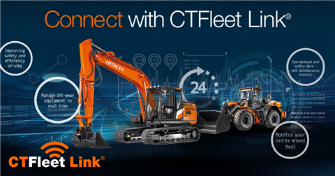 Hitachi CT Fleet Link infographic