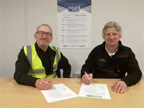 Astley Hire's directors Michael Dorricott and Stephen Dorricott. (Photo: Astley Hire)