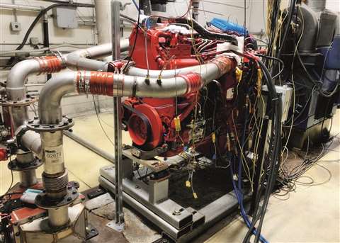 ClearFlame’s engine technology is designed to allow diesel engines to operate on low-carbon fuels while maintaining auto ignition or the diesel cycle. The system has been extensively tested in the company’s lab in Geneva, Ill.