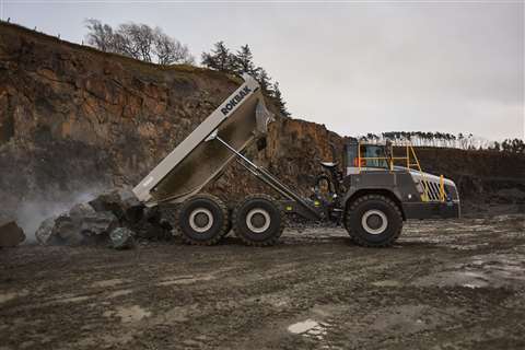 Rokbak RA40 articulated hauler
