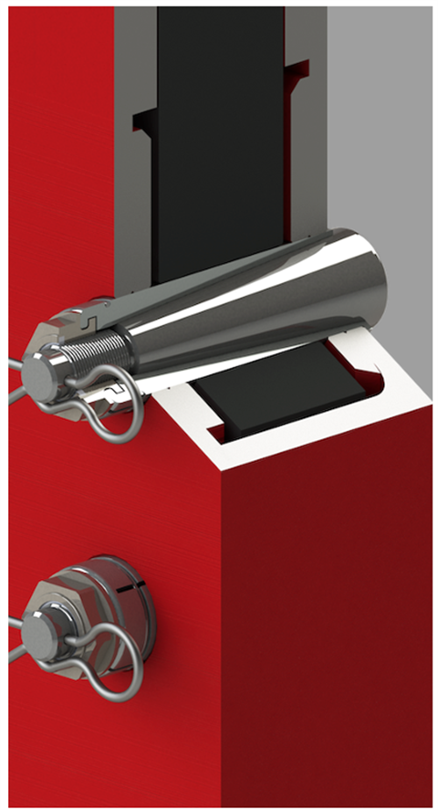 Bondura's PIN is designed to fit tower crane components together quickly.